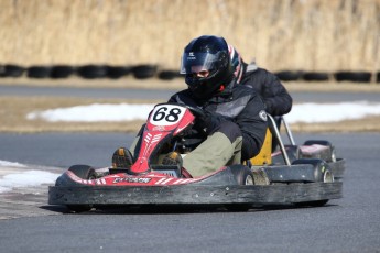 Go kart on ice événement Nicolas Barrette