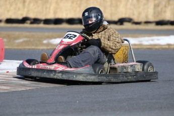 Go kart on ice événement Nicolas Barrette