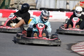 Go kart on ice événement Nicolas Barrette