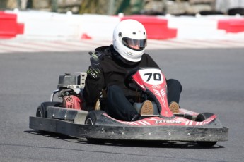 Go kart on ice événement Nicolas Barrette