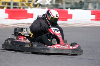 Go kart on ice événement Nicolas Barrette