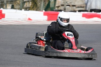 Go kart on ice événement Nicolas Barrette