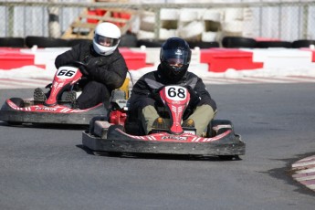 Go kart on ice événement Nicolas Barrette