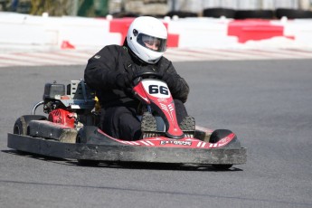 Go kart on ice événement Nicolas Barrette