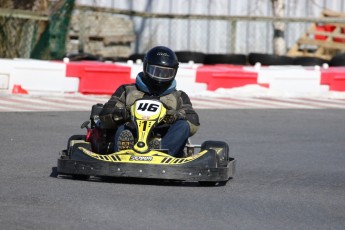 Go kart on ice événement Nicolas Barrette