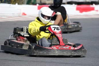 Go kart on ice événement Nicolas Barrette