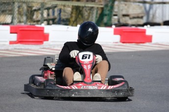 Go kart on ice événement Nicolas Barrette