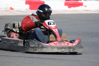 Go kart on ice événement Nicolas Barrette