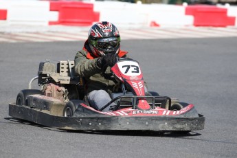 Go kart on ice événement Nicolas Barrette