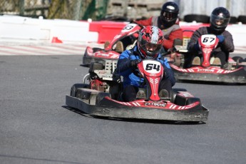 Go kart on ice événement Nicolas Barrette