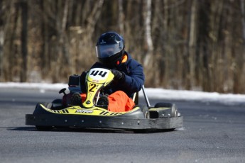 Go kart on ice événement Nicolas Barrette