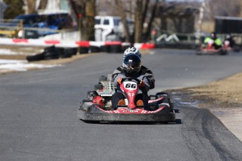 Go kart on ice événement Nicolas Barrette