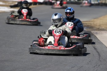 Go kart on ice événement Nicolas Barrette