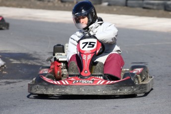 Go kart on ice événement Nicolas Barrette