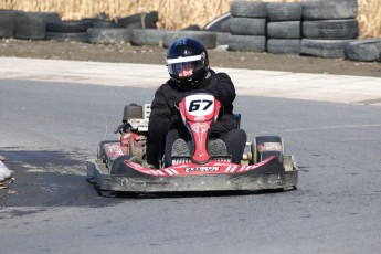 Go kart on ice événement Nicolas Barrette