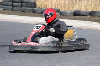 Go kart on ice événement Nicolas Barrette