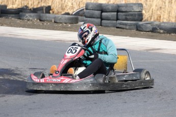 Go kart on ice événement Nicolas Barrette