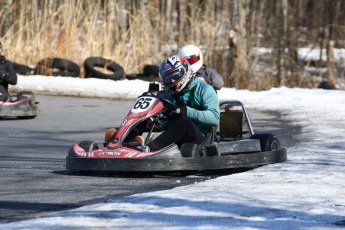 Go kart on ice événement Nicolas Barrette