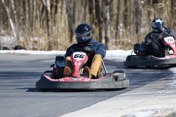 Go kart on ice événement Nicolas Barrette