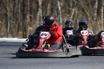 Go kart on ice événement Nicolas Barrette