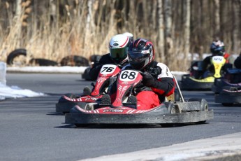 Go kart on ice événement Nicolas Barrette