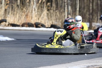 Go kart on ice événement Nicolas Barrette