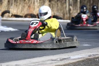 Go kart on ice événement Nicolas Barrette