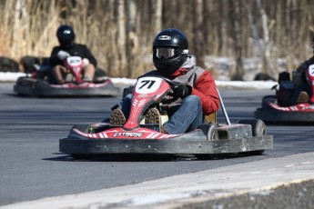 Go kart on ice événement Nicolas Barrette