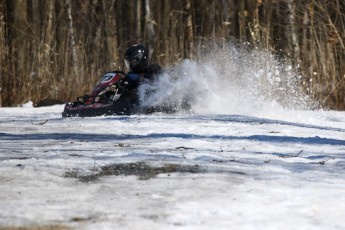 Go kart on ice événement Nicolas Barrette