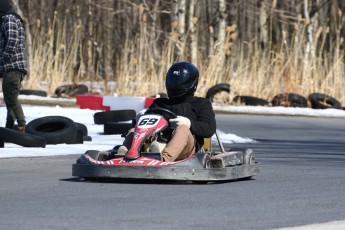 Go kart on ice événement Nicolas Barrette