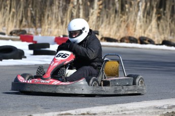 Go kart on ice événement Nicolas Barrette