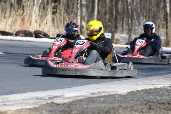 Go kart on ice événement Nicolas Barrette