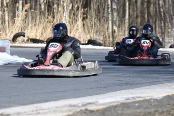 Go kart on ice événement Nicolas Barrette