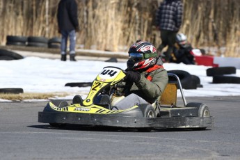 Go kart on ice événement Nicolas Barrette