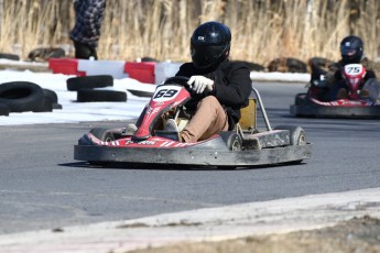 Go kart on ice événement Nicolas Barrette