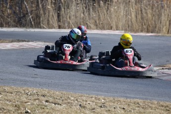 Go kart on ice événement Nicolas Barrette