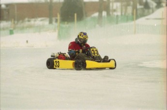 Retour dans le passé - Karting sur Glace, Granby 2000