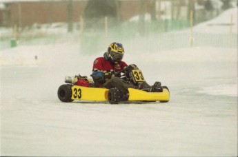 Retour dans le passé - Karting sur Glace, Granby 2000