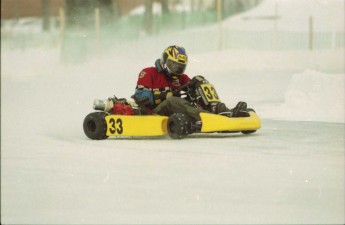 Retour dans le passé - Karting sur Glace, Granby 2000