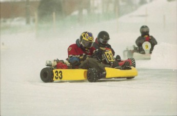 Retour dans le passé - Karting sur Glace, Granby 2000