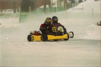 Retour dans le passé - Karting sur Glace, Granby 2000