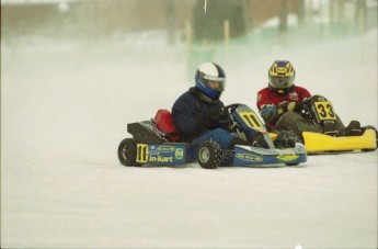 Retour dans le passé - Karting sur Glace, Granby 2000