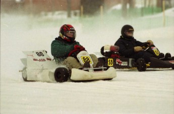 Retour dans le passé - Karting sur Glace, Granby 2000