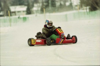 Retour dans le passé - Karting sur Glace, Granby 2000