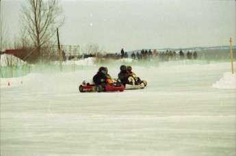 Retour dans le passé - Karting sur Glace, Granby 2000