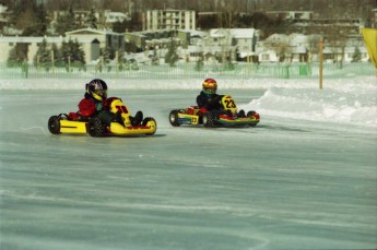 Retour dans le passé - Karting sur Glace, Granby 2000