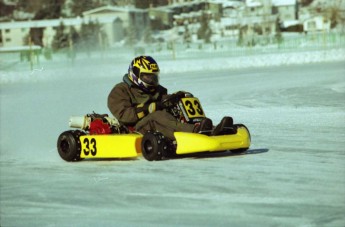 Retour dans le passé - Karting sur Glace, Granby 2000