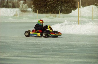 Retour dans le passé - Karting sur Glace, Granby 2000