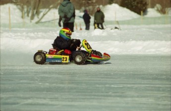 Retour dans le passé - Karting sur Glace, Granby 2000