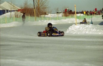 Retour dans le passé - Karting sur Glace, Granby 2000